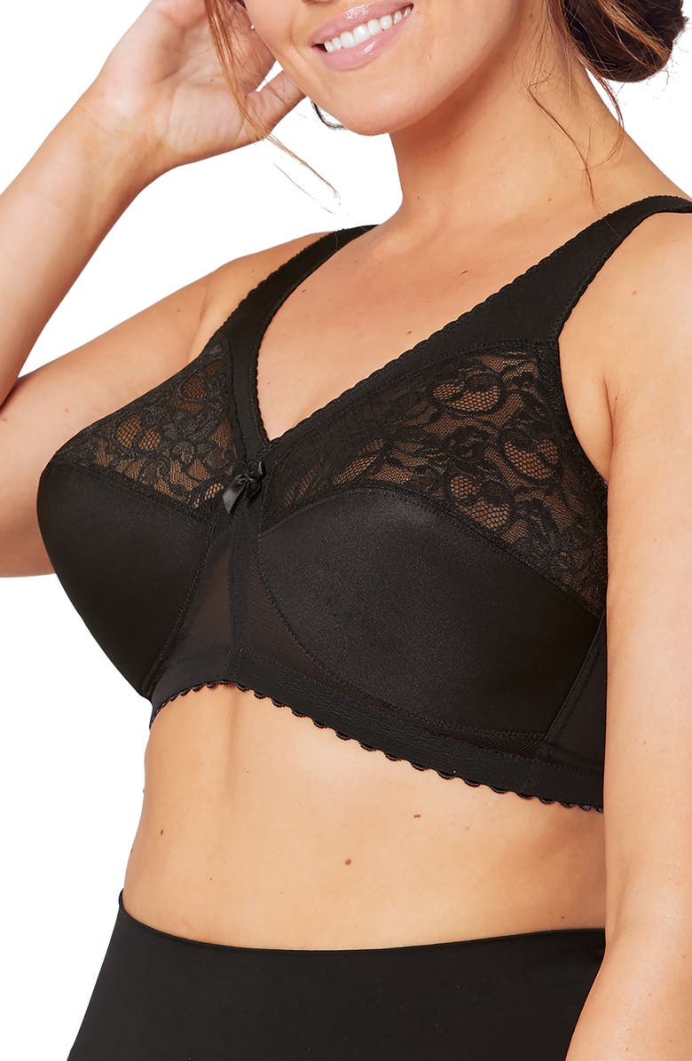 Glamorise MagicLift<sup>®</sup> Original Support Bra, Alternate, color, Black