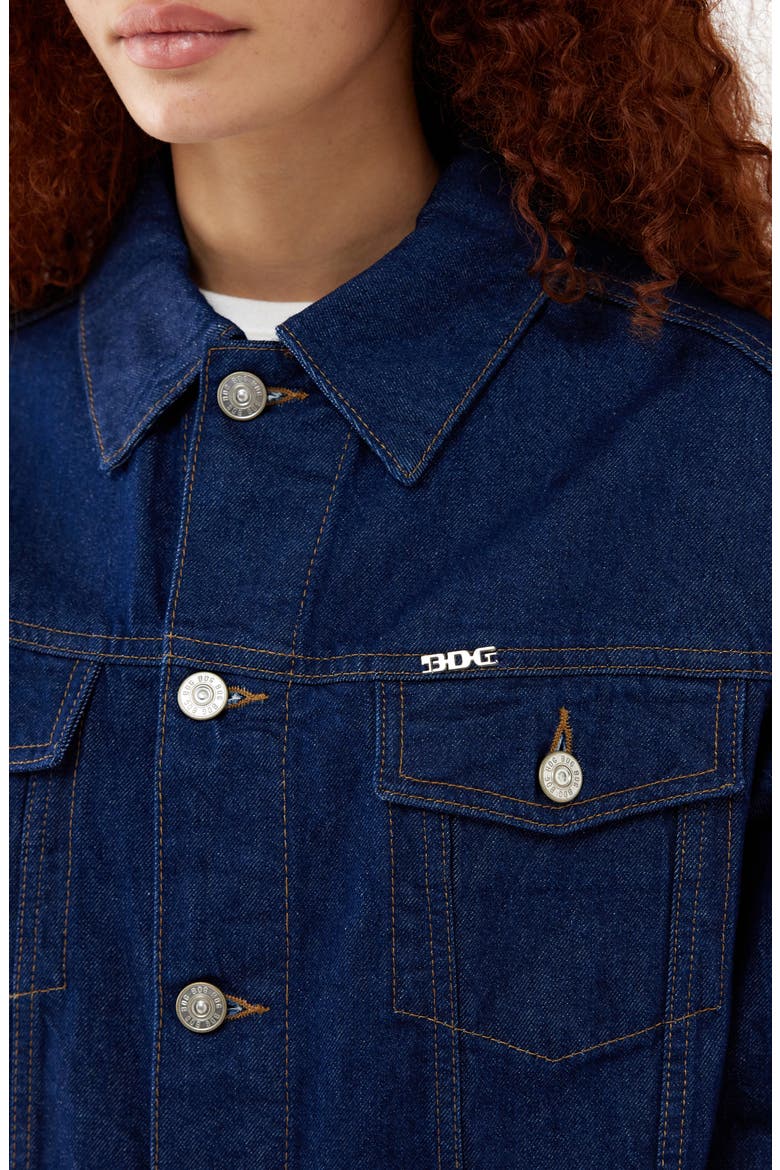 Western Denim Jacket, Alternate, color, RINSE DENIM