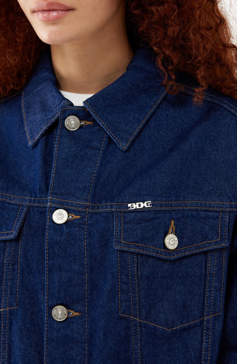 BDG Urban Outfitters Western Denim Jacket, Alternate, color, Rinse Denim