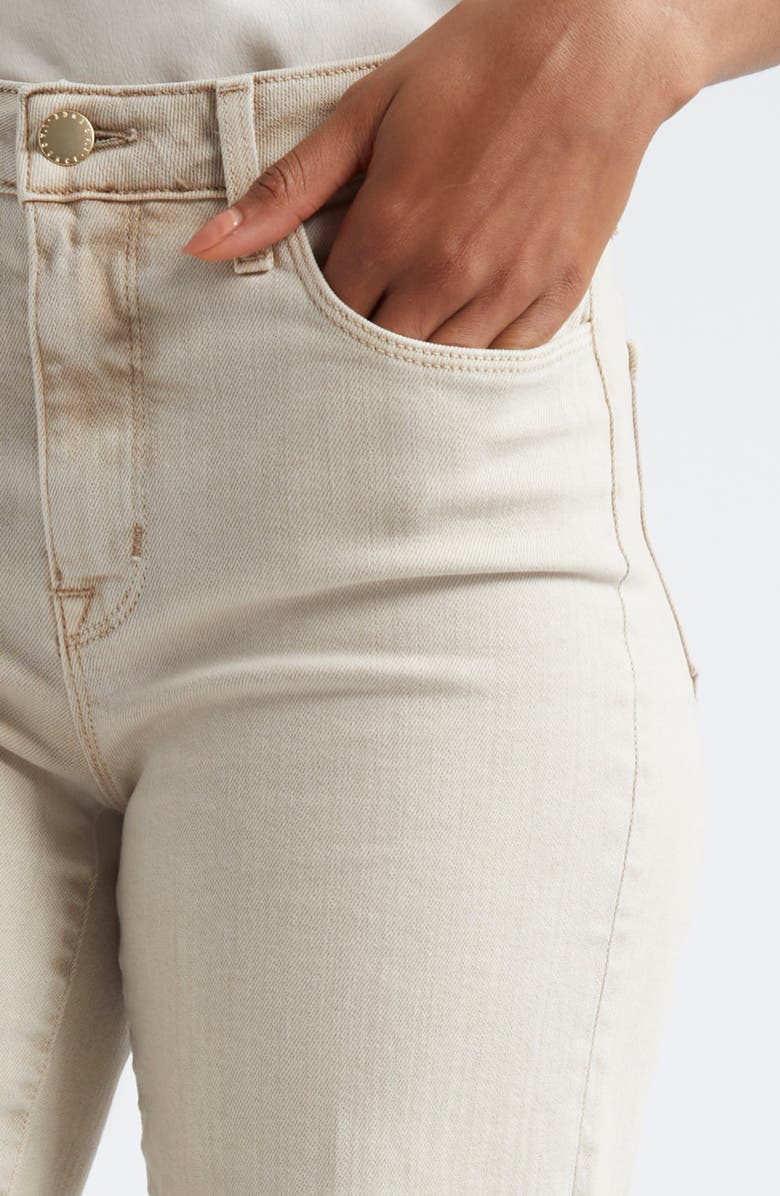 L'AGENCE Scottie Wide Leg Jeans, Alternate, color, Biscuit