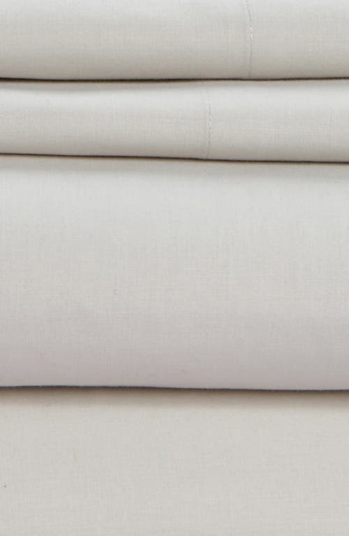 Nordstrom At Home Percale Sheet Set In Grey Vapor