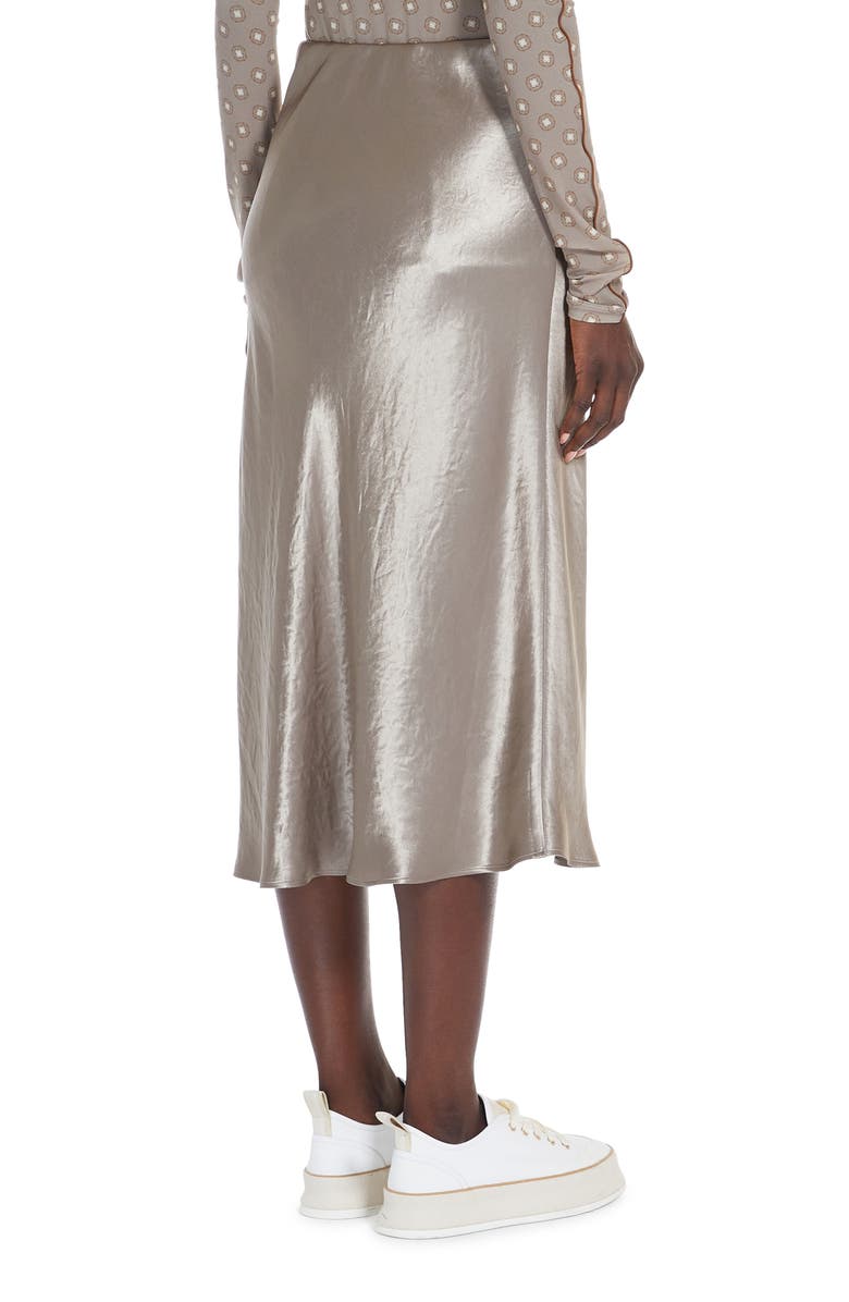 Max Mara Leisure Alessio Satin Midi Skirt, Alternate, color,