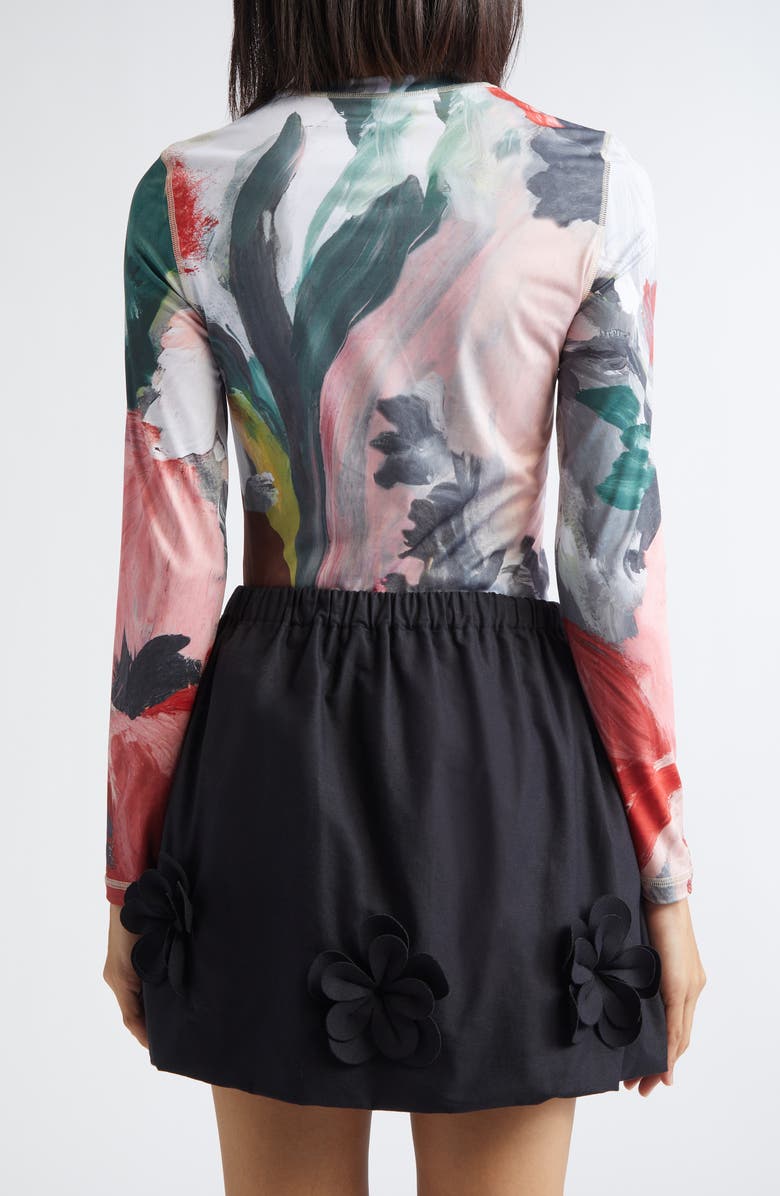 Stine Goya Floral Print Jersey Top, Alternate, color, My Garden