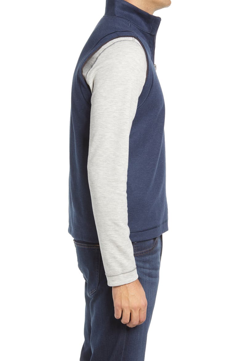 Reversible Knit Vest, Alternate, color, BROWN/NAVY