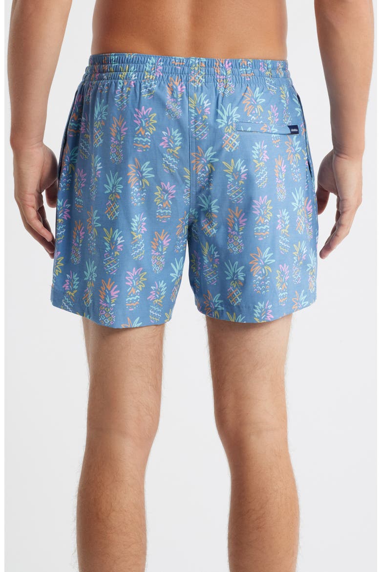 The Pineapple Sketches 5.5-Inch Swim Trunks, Alternate, color, BRIGHT BLUE