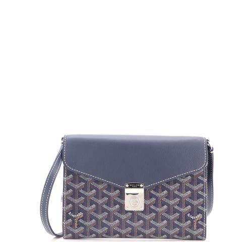 Chypre Wallet on Strap Coated Canvas with Leather