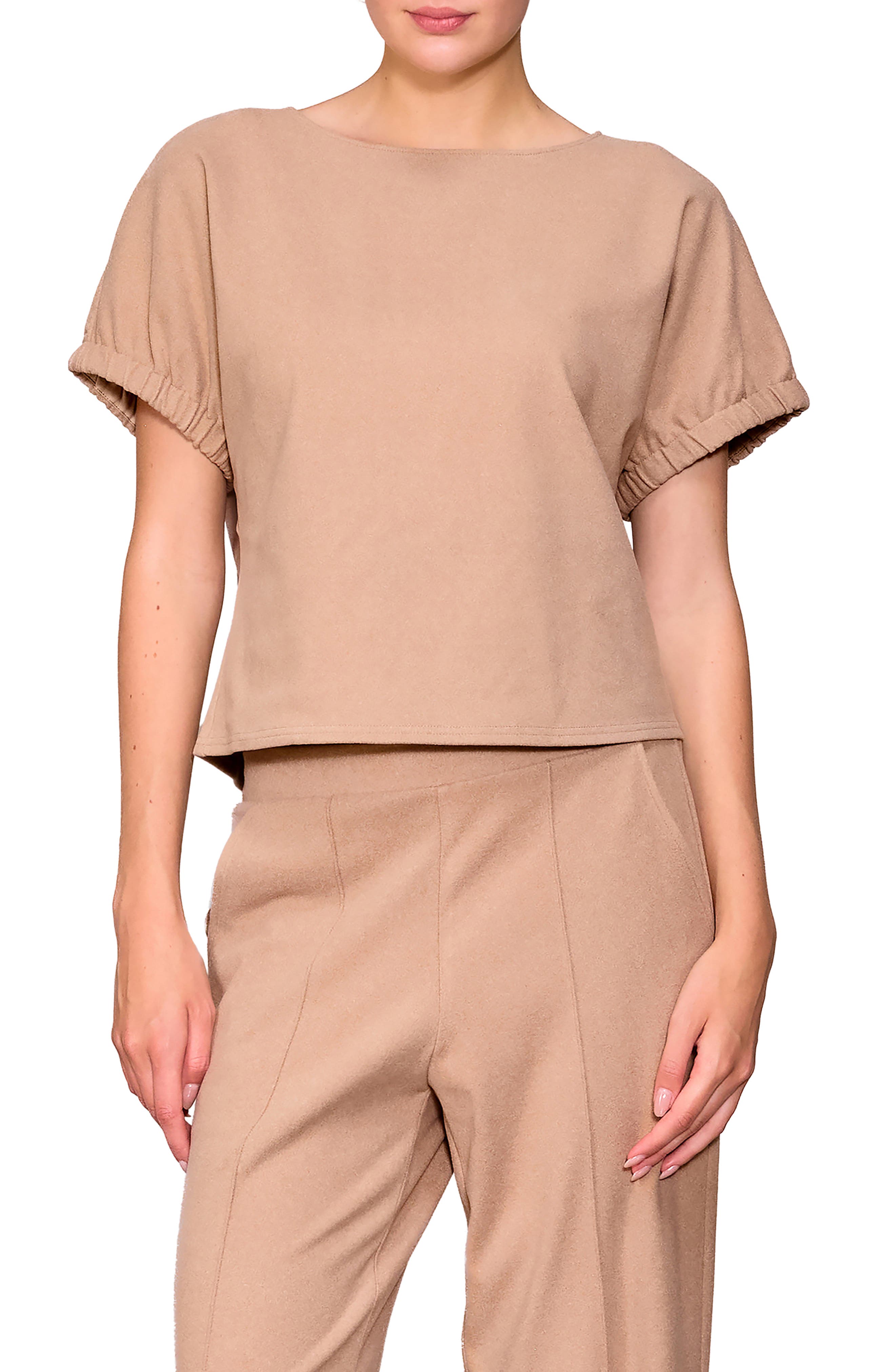 Puff Sleeve Knit Top - image 5
