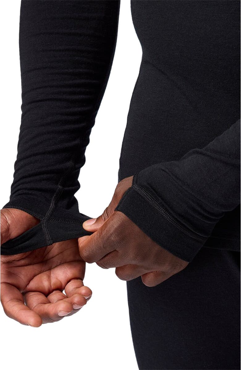 Backcountry Cedars Rws Merino Lt-Wt Baselayer Crew Top - Men's, Alternate, color, Black