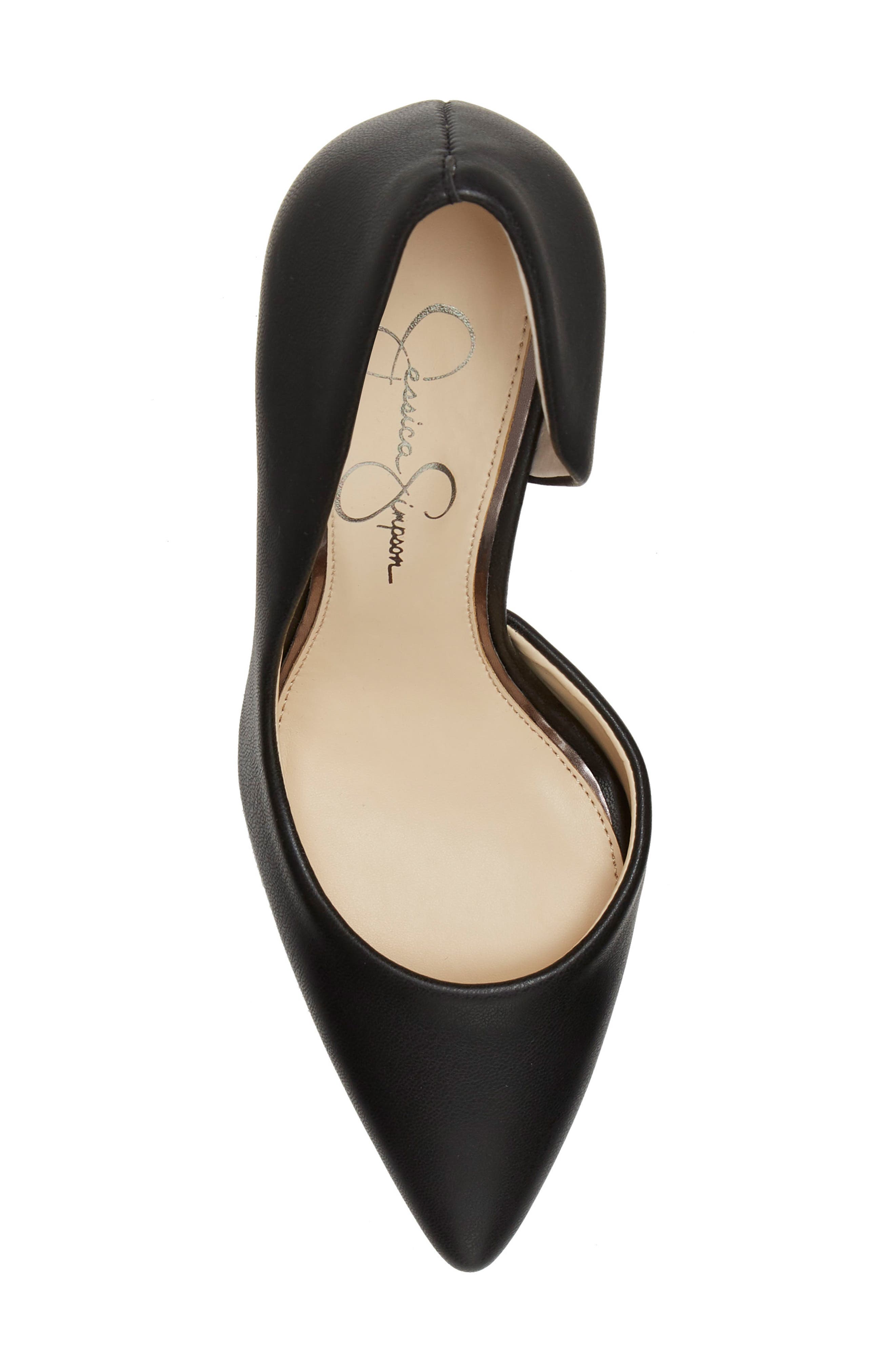 Pheona Pump, Alternate, color, BLACK FAUX LEATHER