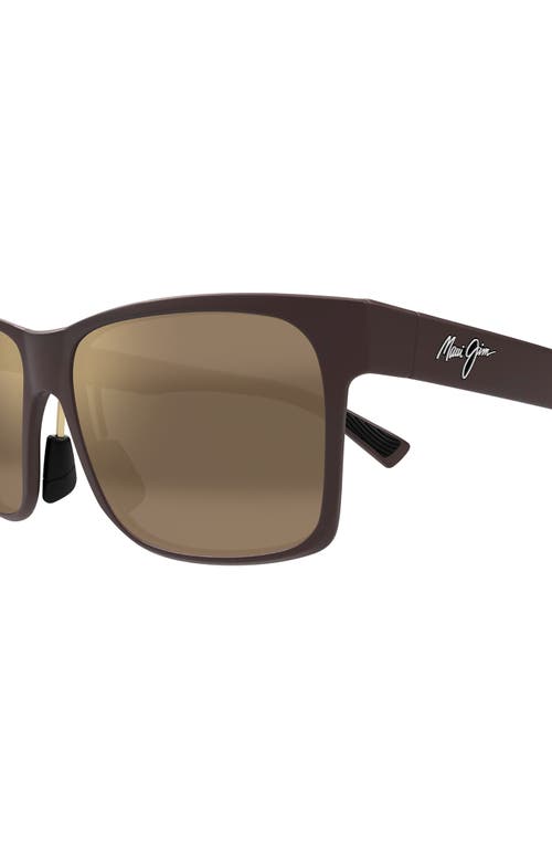 Maui Jim Ho'opili 58mm Polarizedplus2® Rectangular Sunglasses