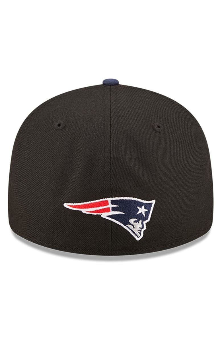 New Era Men's New Era Black/Navy New England Patriots 2022 NFL Draft Low Profile 59FIFTY Fitted Hat, Alternate, color, Black