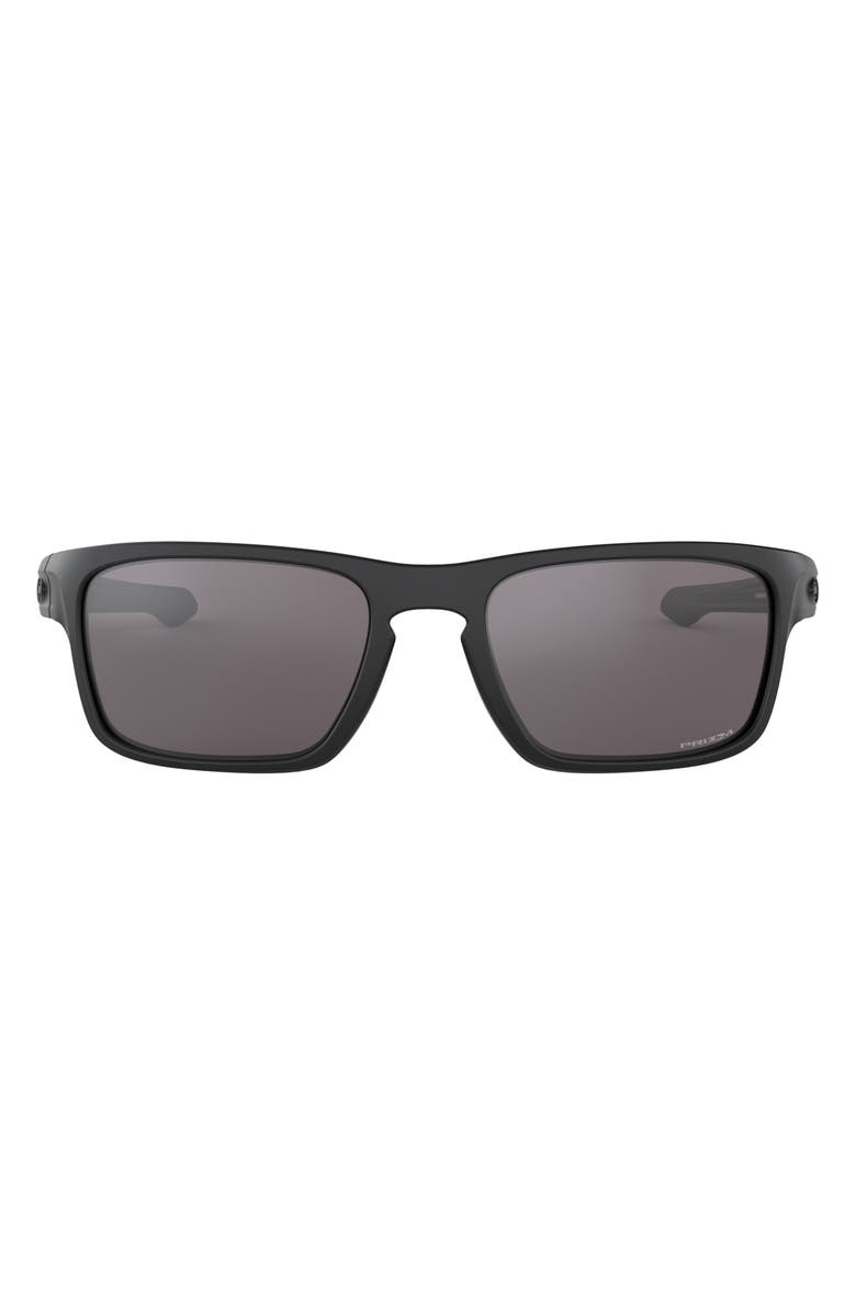 Oakley 56mm Square Sunglasses, Main, color, Black