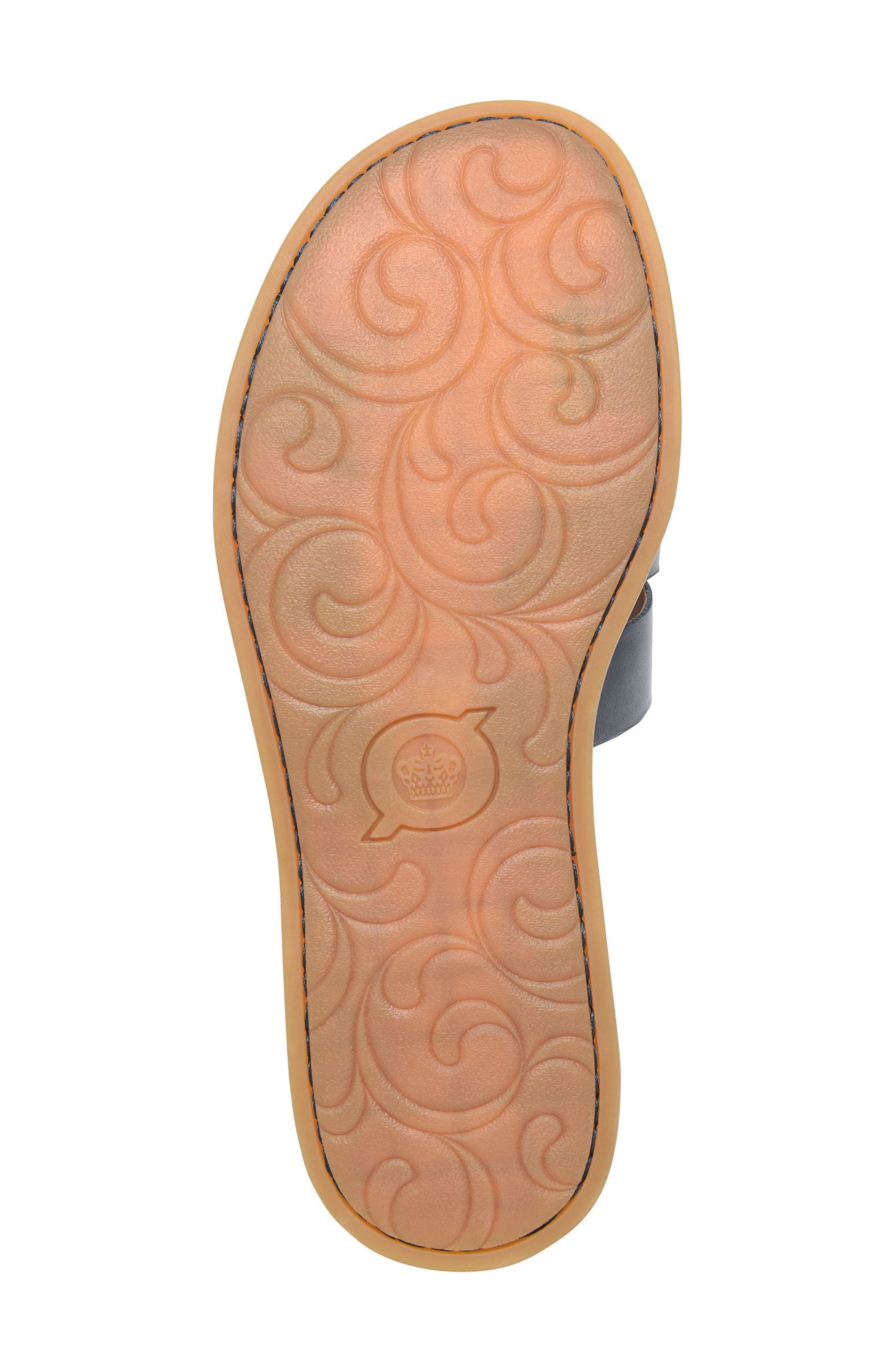 Mindi Slide Sandal, Alternate, color, NAVY LEATHER