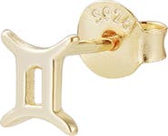 ADORNIA FINE Zodiac Sign 925 Sterling Silver Stud Earring