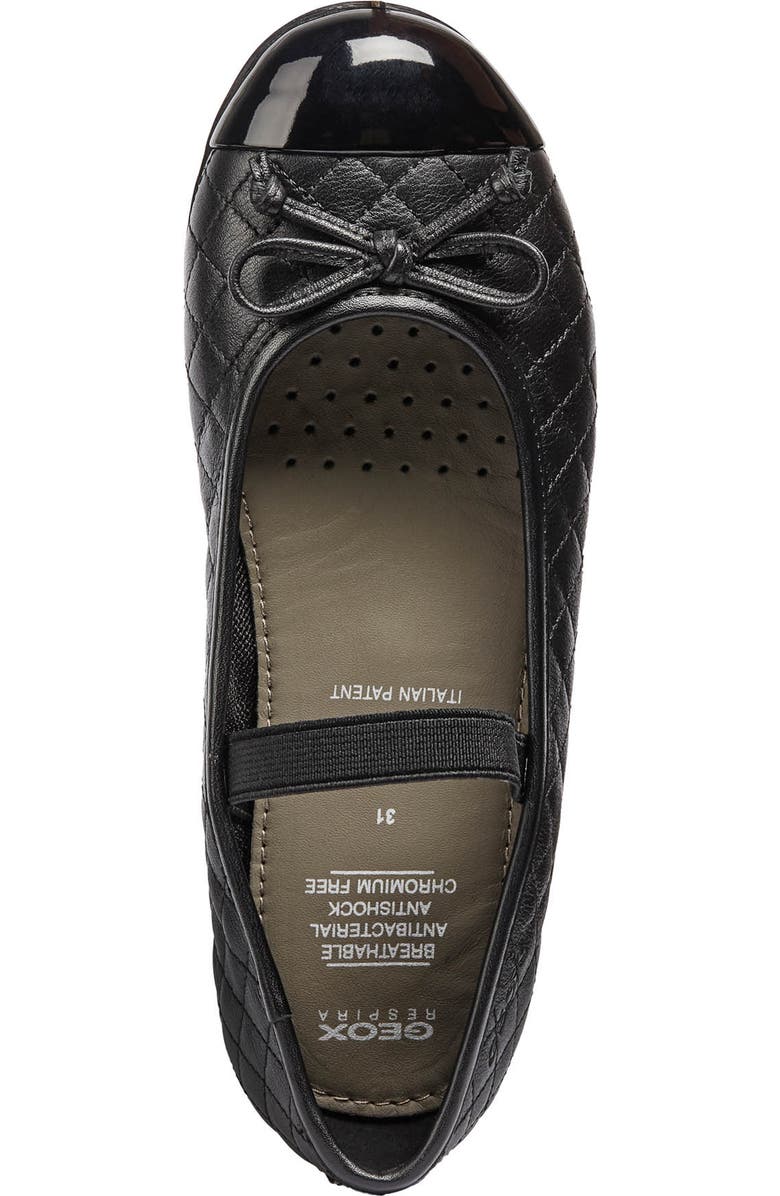 Geox Plie Mary Jane Flat, Alternate, color, Dark Black