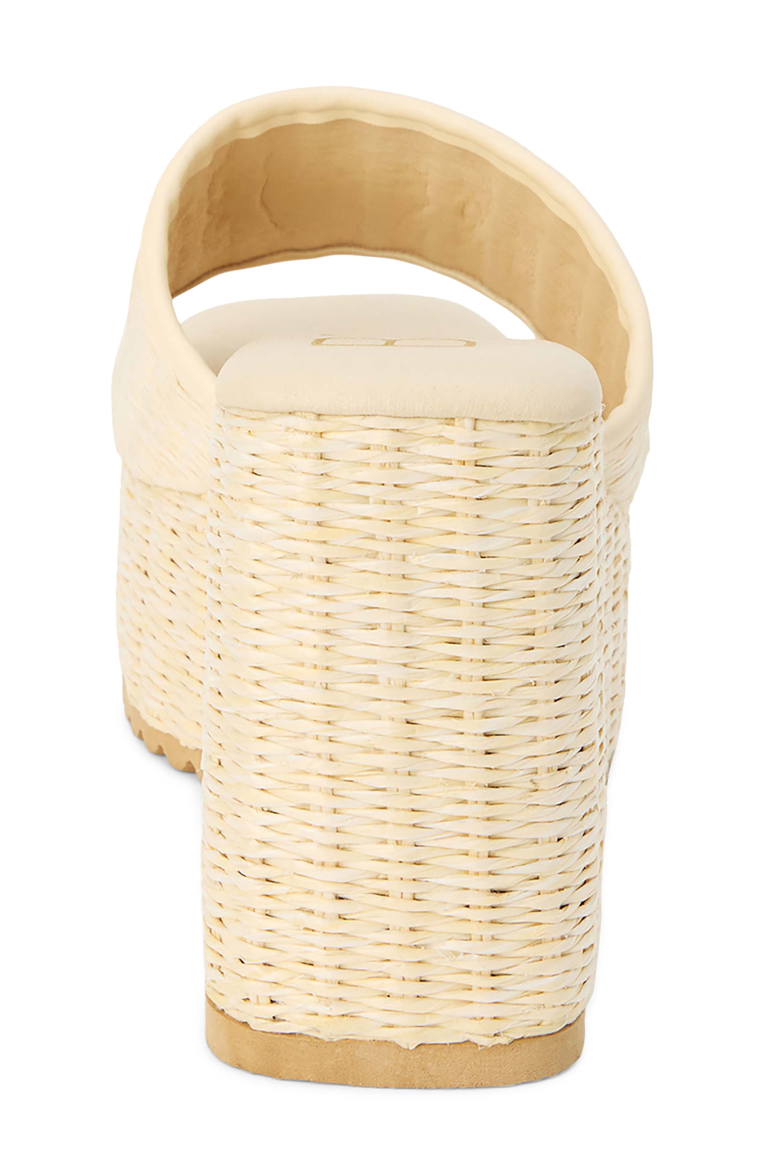 BEACH BY MATISSE Marche Platform Wedge Slide Sandal, Alternate, color, Ivory