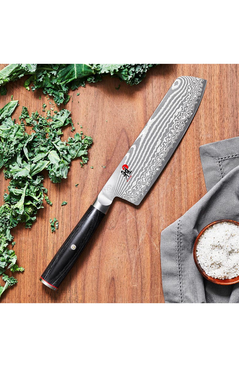 MIYABI Kaizen II 6.5-Inch Nakiri Knife, Alternate, color, Black