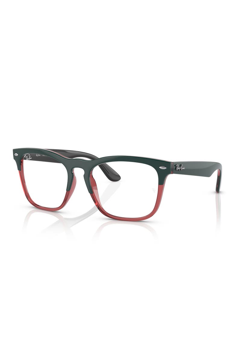 54mm Square Optical Glasses, Alternate, color, GREEN