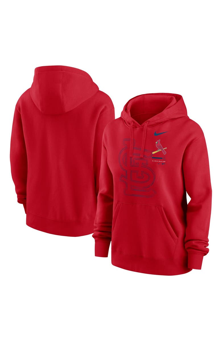 Nike Women's Nike Red St. Louis Cardinals Big Game Pullover Hoodie, Main, color, 