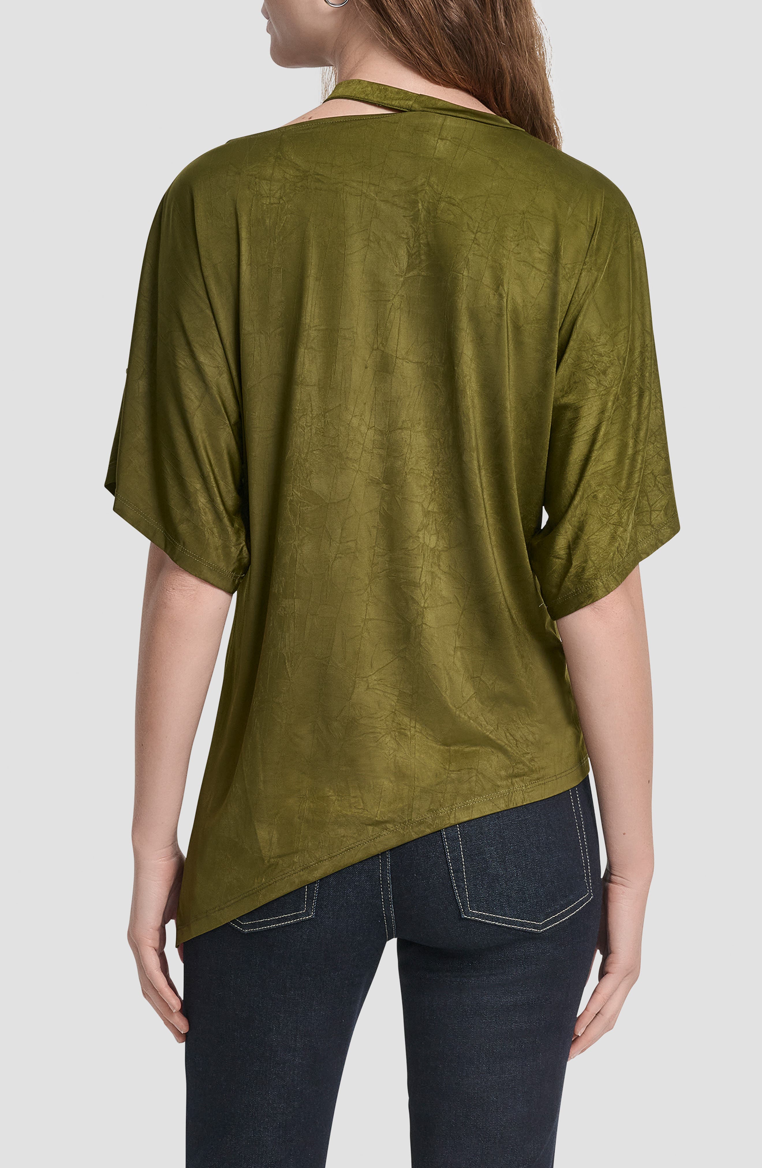 Grommet Cutout Knit Top - image 4