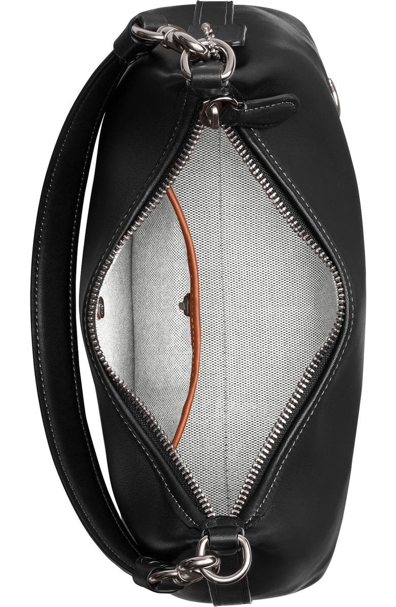 COACH Juliet 25 Glovetanned Leather Shoulder Bag, Alternate, color, Black