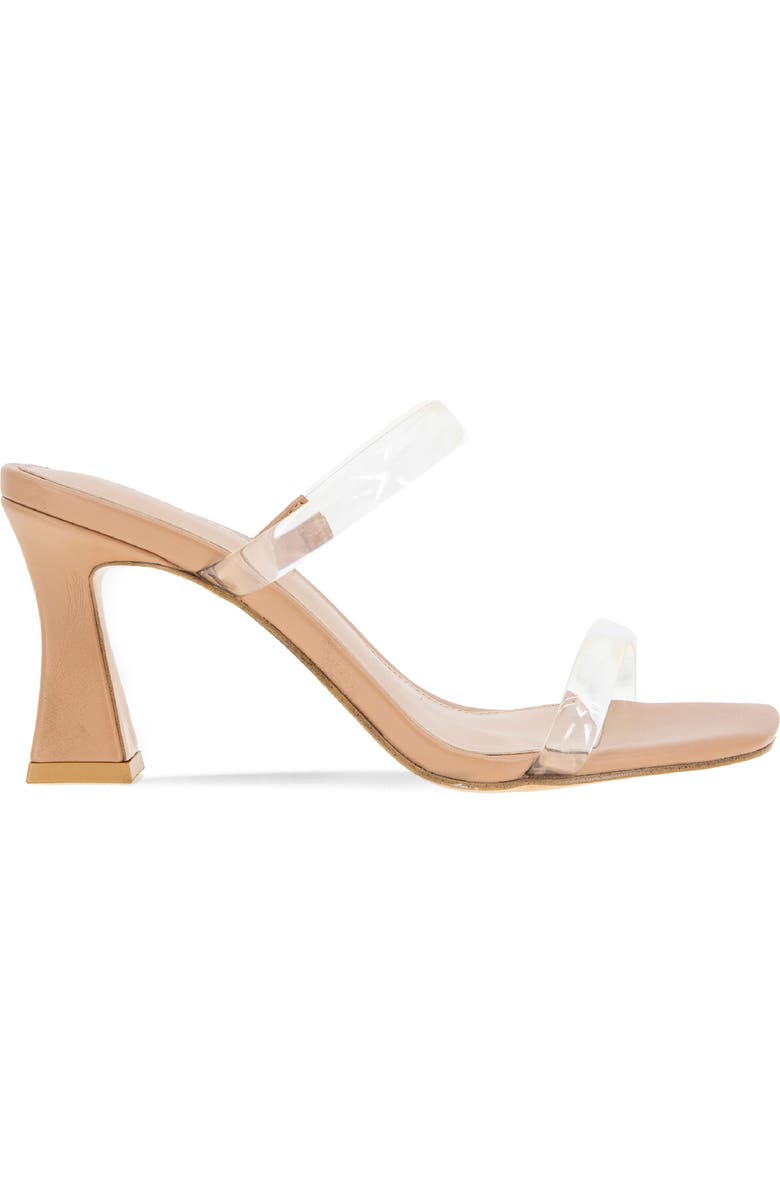 BCBGeneration Routa Slide Sandal, Alternate, color, Clear/ Tan