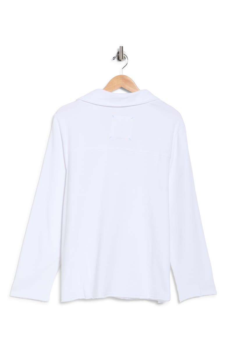 Tommy Bahama Marina Del Mar Long Sleeve Popover Top, Alternate, color, White