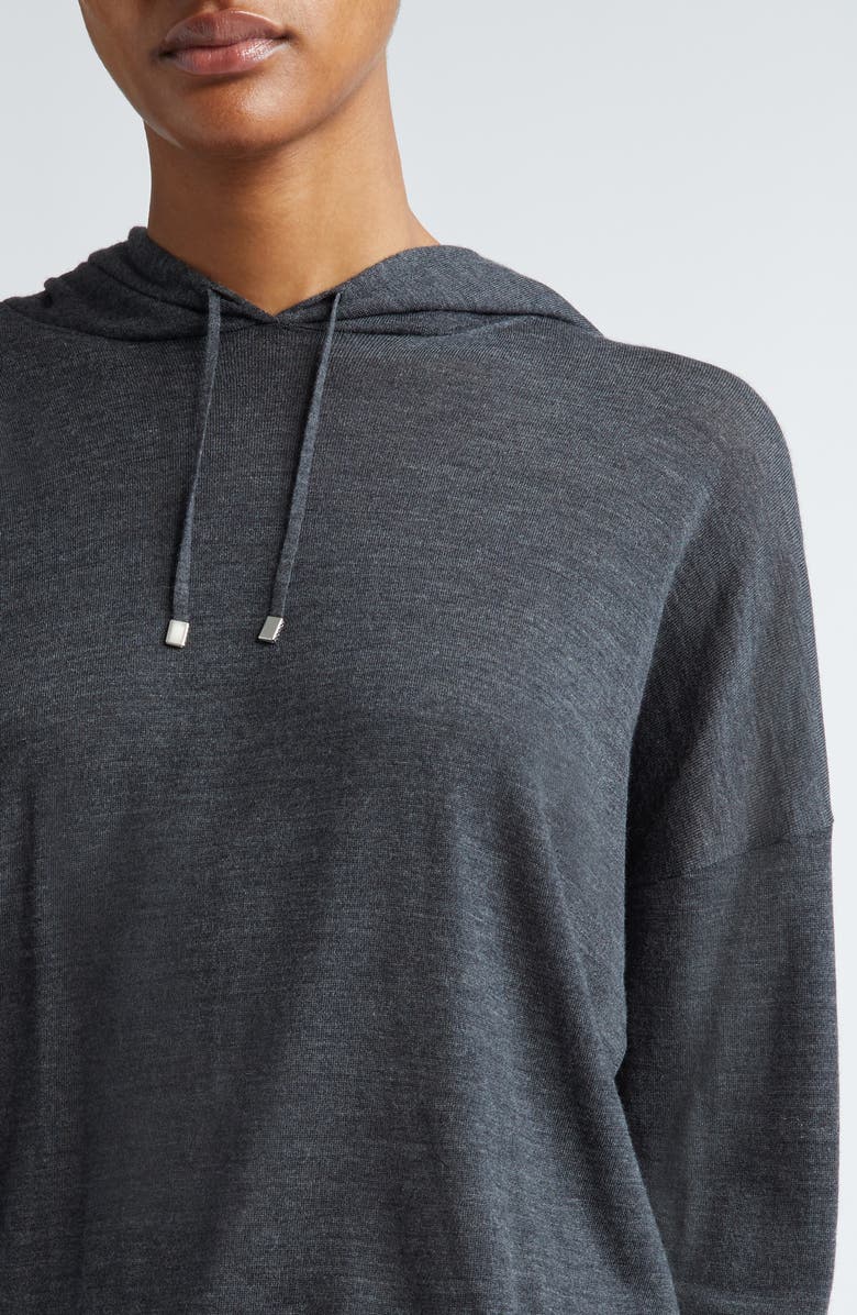 Eleventy Merino Wool Hooded Sweater, Alternate, color, 