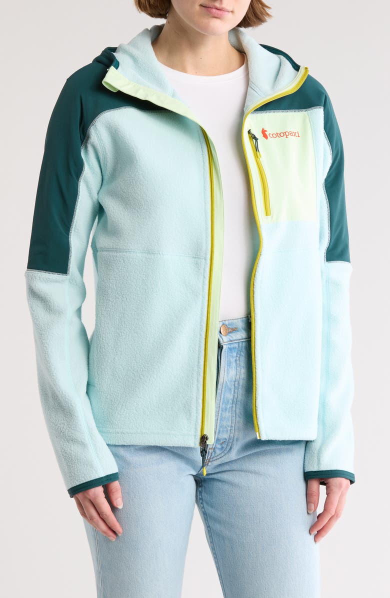 Cotopaxi Abrazo Colorblock Fleece Zip Jacket, Main, color,