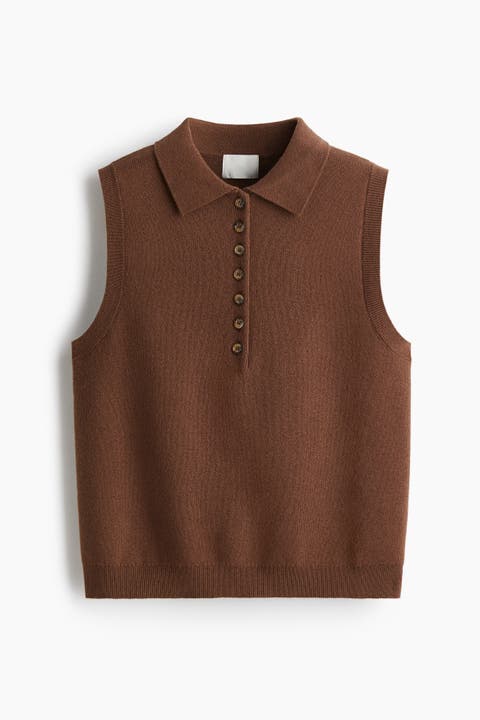 Collared Sweater Vest