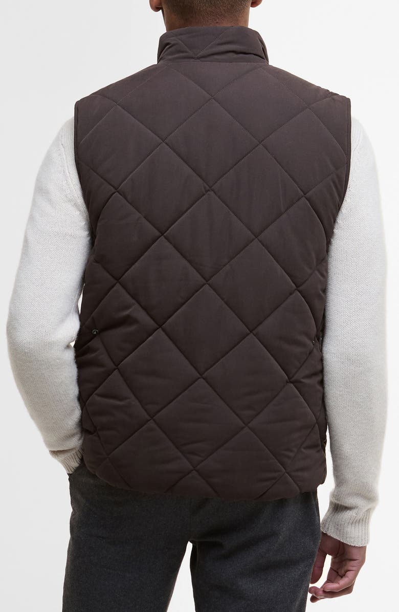 Barbour City Chelsea Quilted Vest, Alternate, color, Black Oak/ Midnight Oak