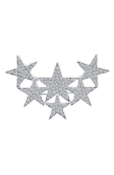 Large Holiday Star Brooch