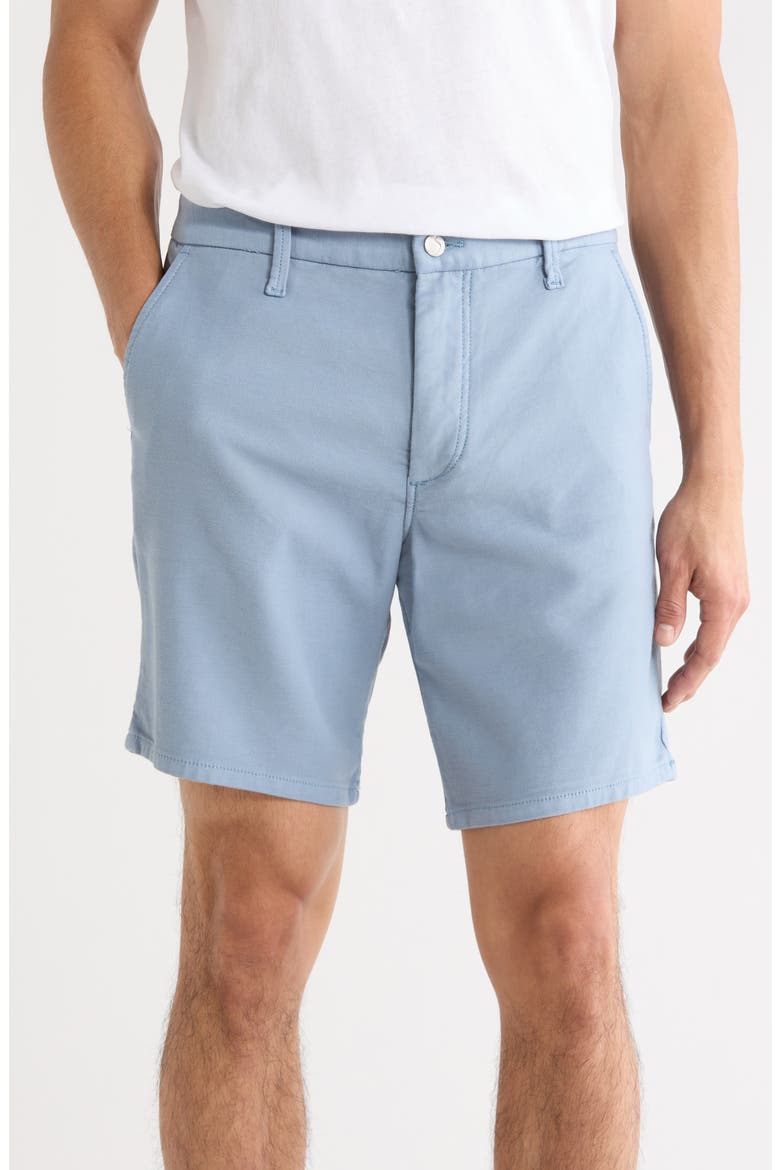 The Airsoft Slim Straight Leg Terry Chino Shorts, Main, color, WINDWARD BLUE
