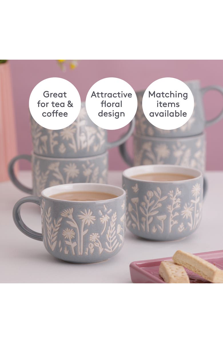 MASON CASH In The Meadow Blue Daisy Mug 13.5oz, Alternate, color, Blue