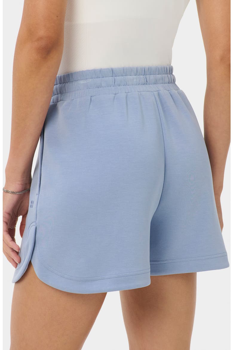 Sand Wash Cloudweight High Waist Shorts, Alternate, color, LAGUNA BLUE