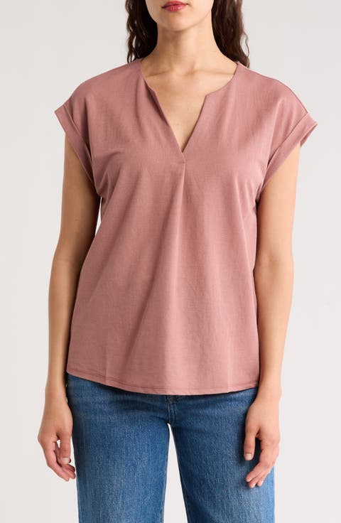 Dolman Sleeve Piqué T-Shirt