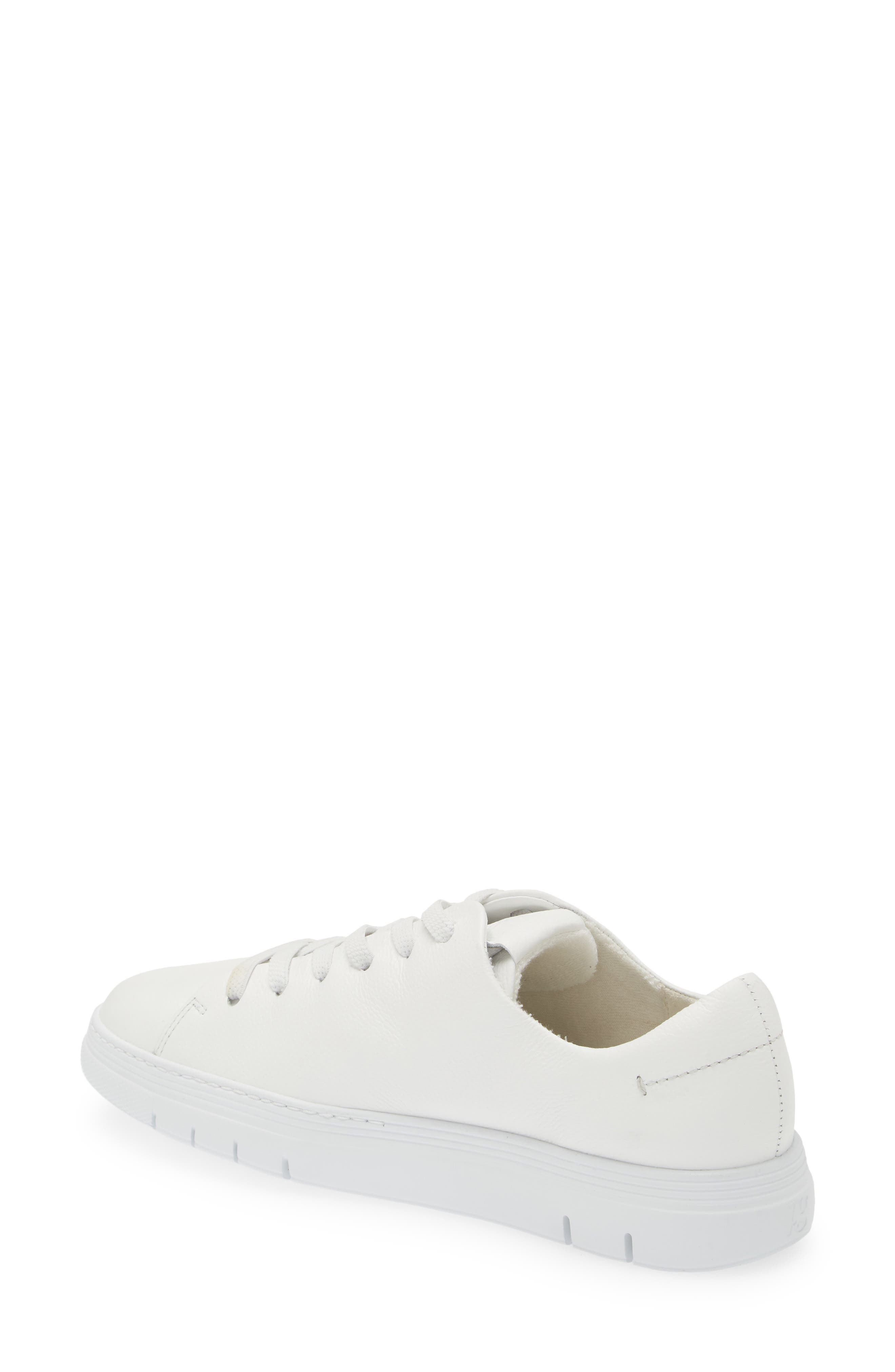 Paul Green Grip Sole Sneaker, Alternate, color, White Leather