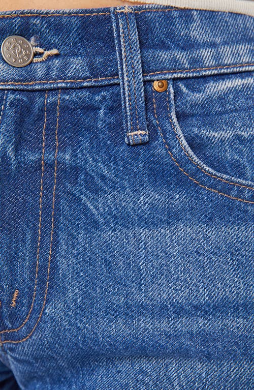 Mother The Takeout Bootcut Jeans In Blue