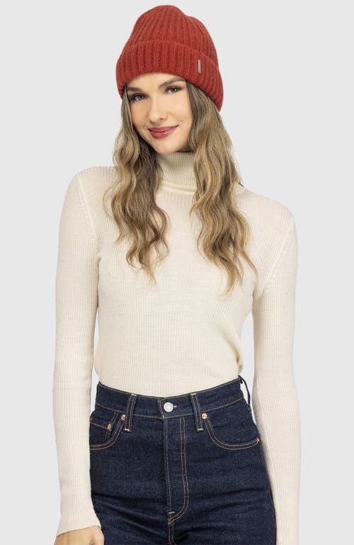 Gorski Cashmere Knit Hat In Red