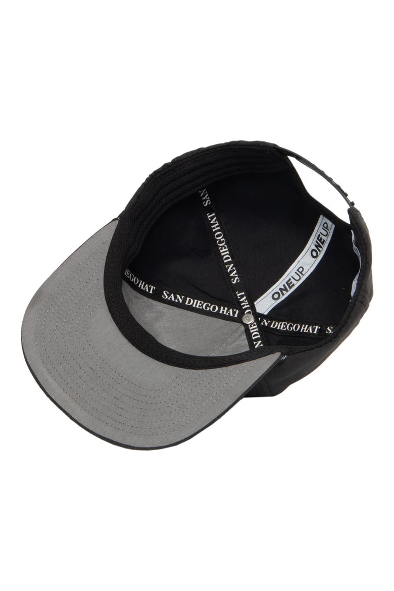 Tech Snapback Hat, Alternate, color, BLACK