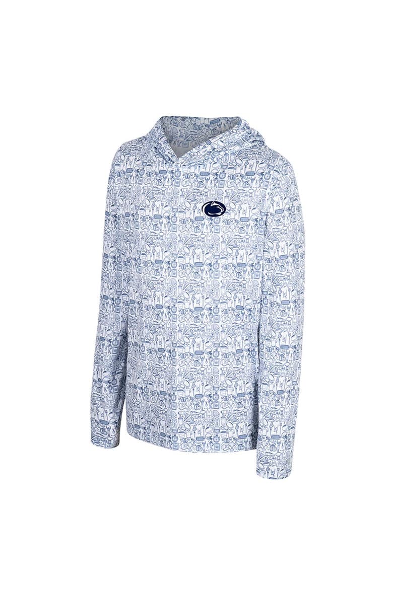 Youth Colosseum Navy Penn State Nittany Lions All-Over Print Hoodie, Alternate, color, Navy