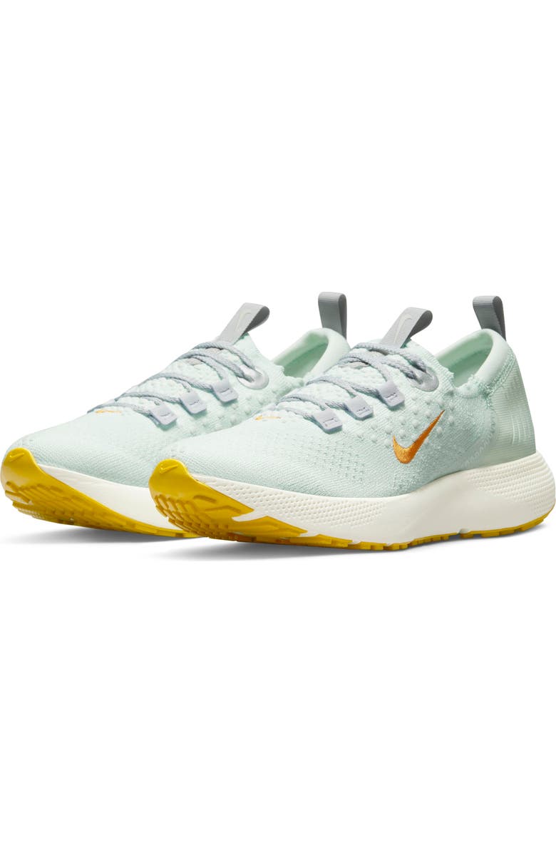 Nike Escape Run Flyknit Running Shoe, Main, color, Barely Green/ Football Grey