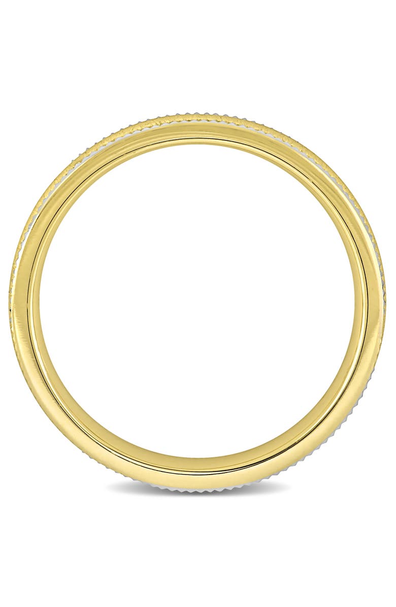 Julianna B. Brushed & Textured Finish Wedding Band 14k, Alternate, color, 