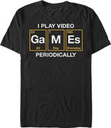 Lost Gods Men's Lost Gods Periodic Table Video Games  Graphic T-Shirt