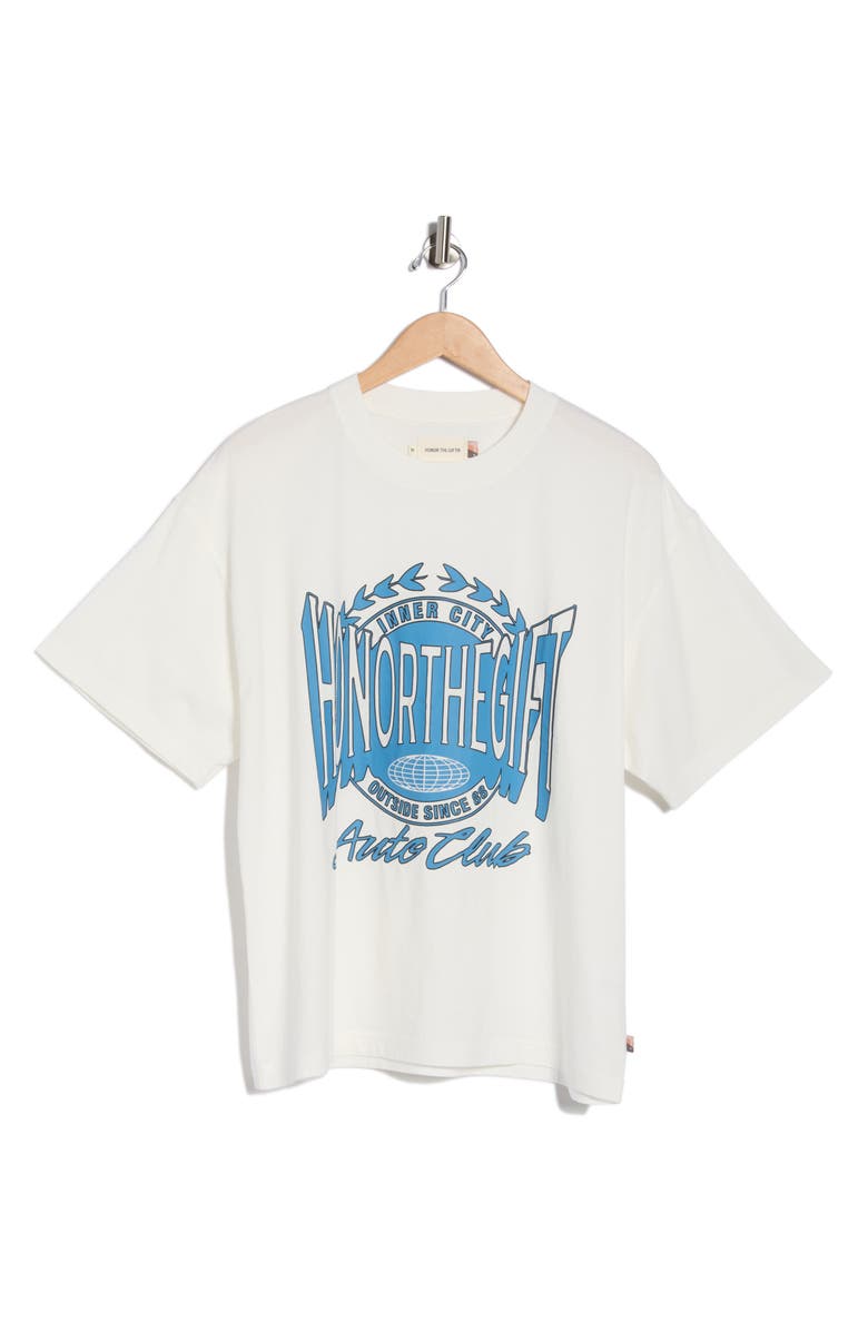 HONOR THE GIFT Honor Club Graphic T-Shirt, Alternate, color, White