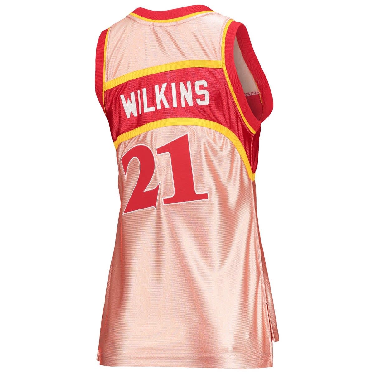 Maillot NBA Swingman Mitchell & Ness Dominique Wilkins Atlanta Hawks 1986-87, Taille M Rouge - Neuf