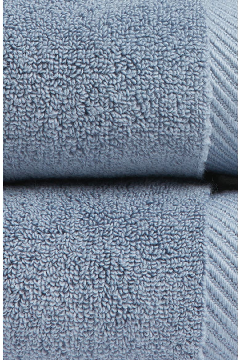 Set of Two Organic Hydrocotton Hand Towels, Alternate, color, BLUE CHIP