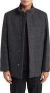 Theory Clarence Herringbone Wool Blend Jacket