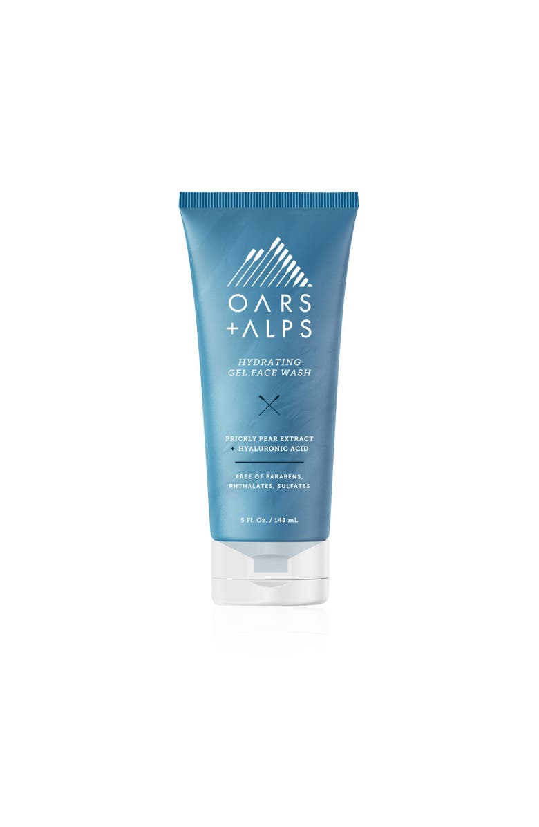 OARS + ALPS Hydrating Gel Face Wash, Main, color, Blue