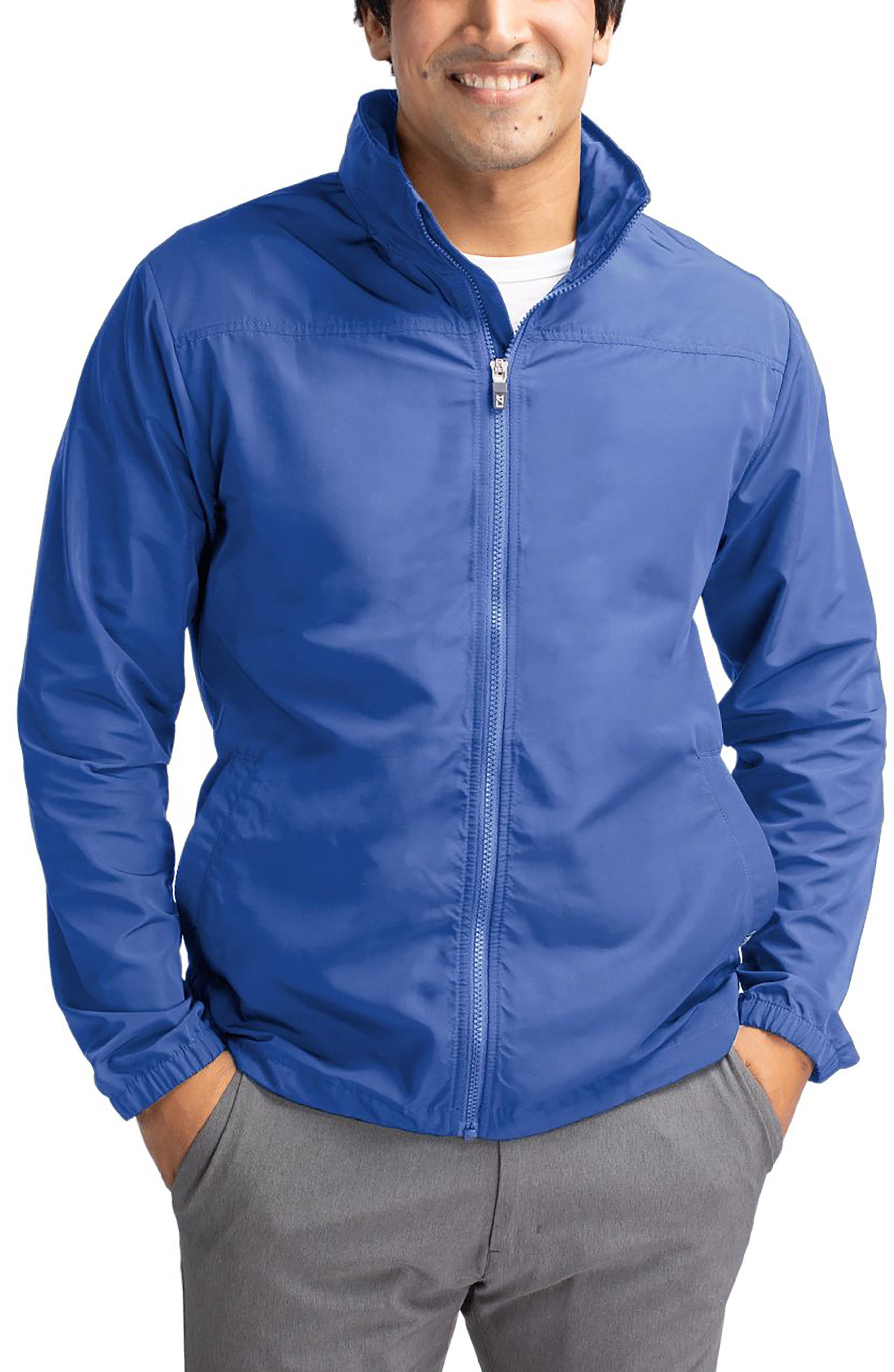 Cutter & Buck Charter Full Zip Jacket in Tour Blue 